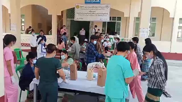 စစ်ကိုင်းမြို့တွင် မကူးစက်တတ်သောရောဂါများနှင့် မျက်စိအခမဲ့စမ်းသ...