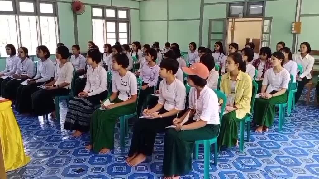 ကန့်ဘလူခရိုင်ရုံး Community Centre ခန်းမတွင် ကလေးအလုပ်သမားပပျောက်ရေး အသိပညာ...