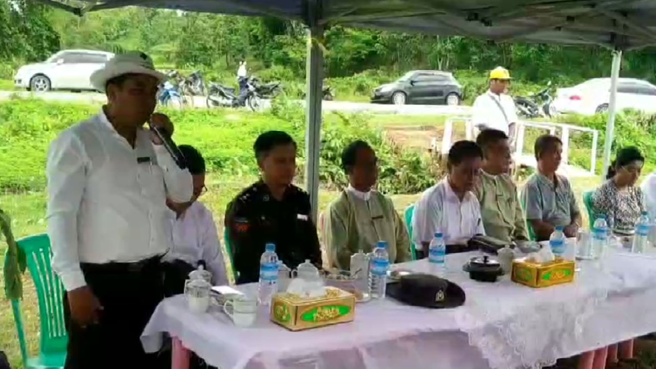 တောင်ကုတ်မြို့၌ မျိုးစပါးပင် ပျိုးမျိုးစေ့ချကွင်းသရုပ်ပြပွဲကျင်...